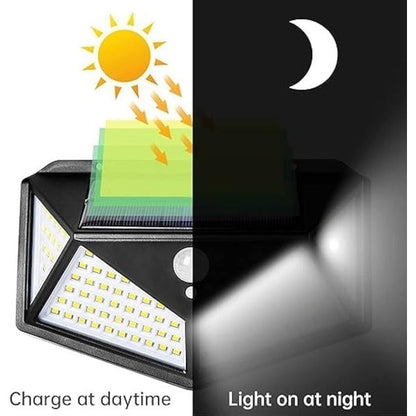 Wireless Solar LED Motion Sensor Lights – IP65 Waterproof - No Electricity Needed - Save on Utility Bills